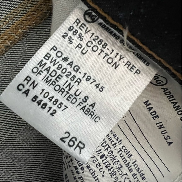 AG Jeans The Legging Skinny Stretch Jeans in 11 Years Repair Wash - Picture 6 of 9